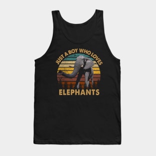 Jumbo Joy Elephant Dreams, Trendy Tee for Wildlife Aficionados Tank Top